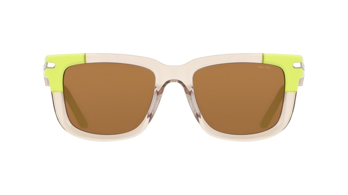Sonnenbrillen Nike NIKE CRESCENT FALL IH0898X (202) farbe sand / amber form quadratisch gläser solid amber (max+)
