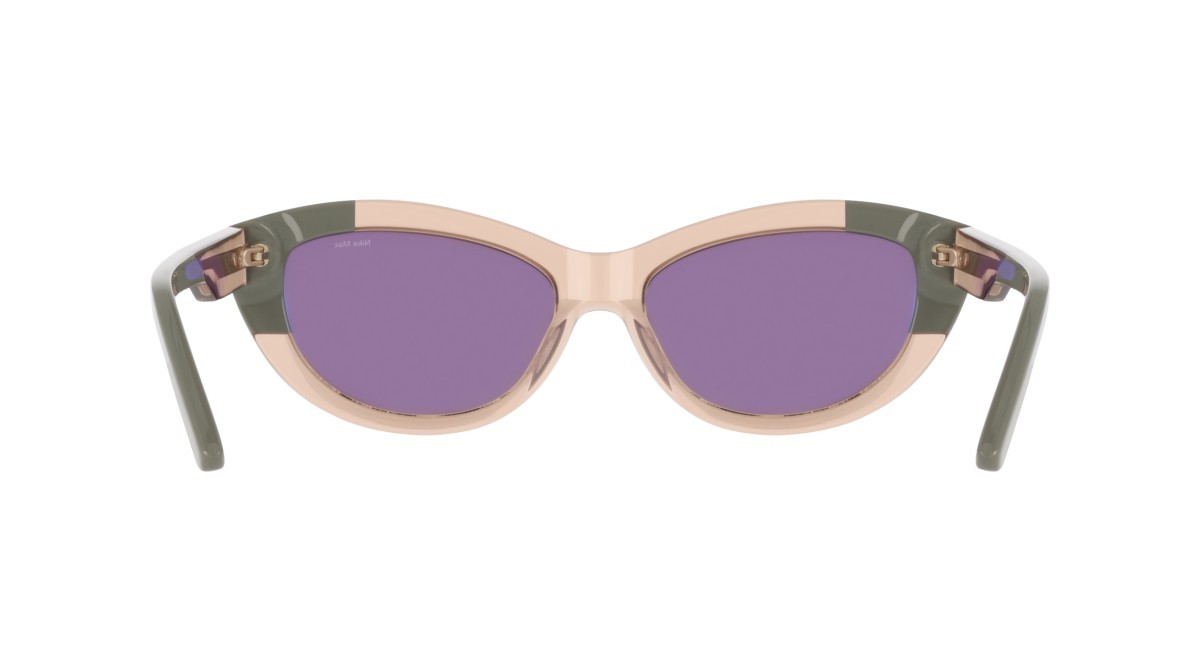Sonnenbrillen Nike NIKE CRESCENT FAWN IH0918X (200) farbe sand / green form cat-eye gläser solid g15 (max+)