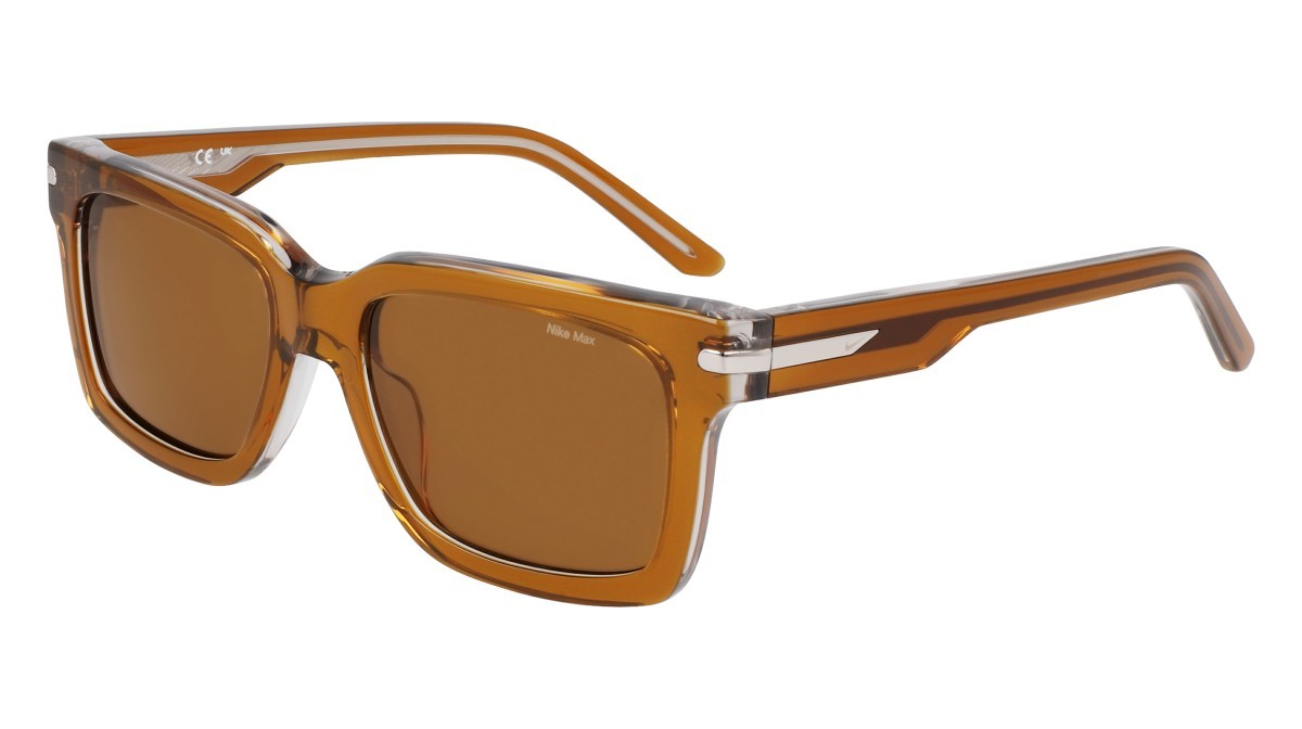 Sonnenbrillen Nike NIKE CRESCENT I EV24017 (802) farbe amber / amber form rechteckig gläser solid amber (max+)