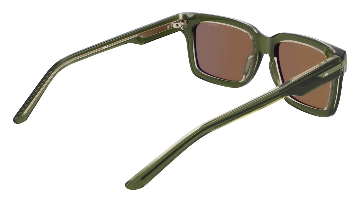 Sonnenbrillen Nike NIKE CRESCENT I N IU8078X (390) farbe medium olive / green form rechteckig gläser solid green (max+)