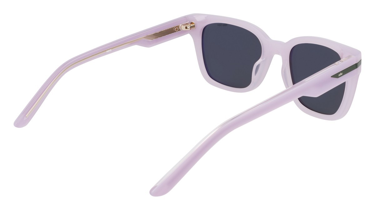 Sonnenbrillen Nike NIKE CRESCENT II EV24018 (519) farbe milky lilac bloom / green form quadratisch gläser solid g15 (max+)