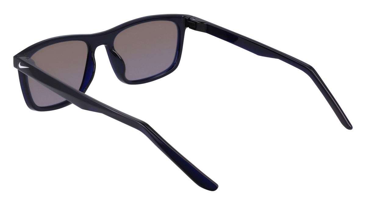 Sonnenbrillen Nike NIKE EMBAR P N IU4638X (410) farbe navy / polar blue mirror form quadratisch gläser light blue revo