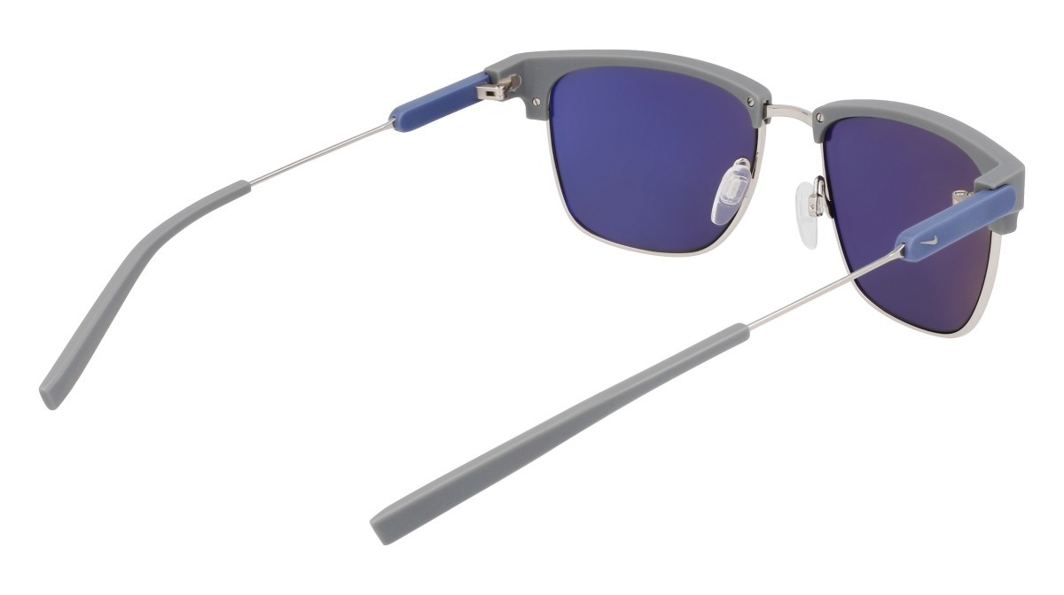 Sonnenbrillen Nike NIKE ESSENCE GROOVE IF1092X (084) farbe matte smoke grey / chrome mir form quadratisch gläser grey w/ chrome mirror (max+)