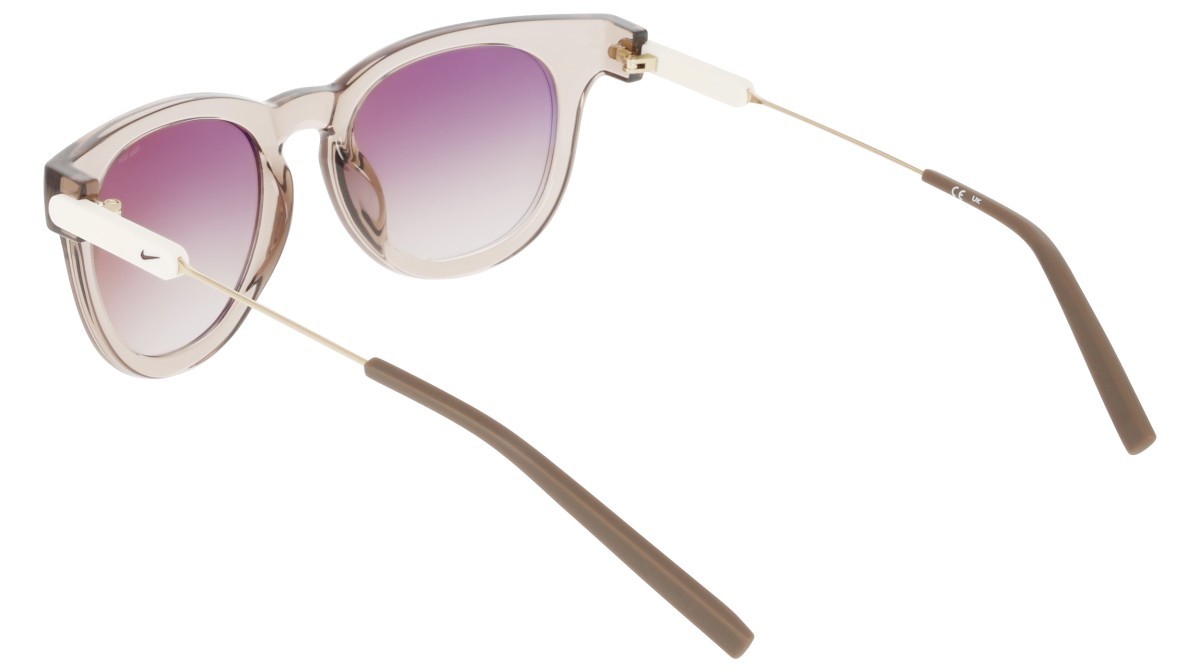 Sunglasses Nike NIKE ESSENCE TREND IF1056X (009) color sand / brown gradient shape round lenses brown gradient (max+)
