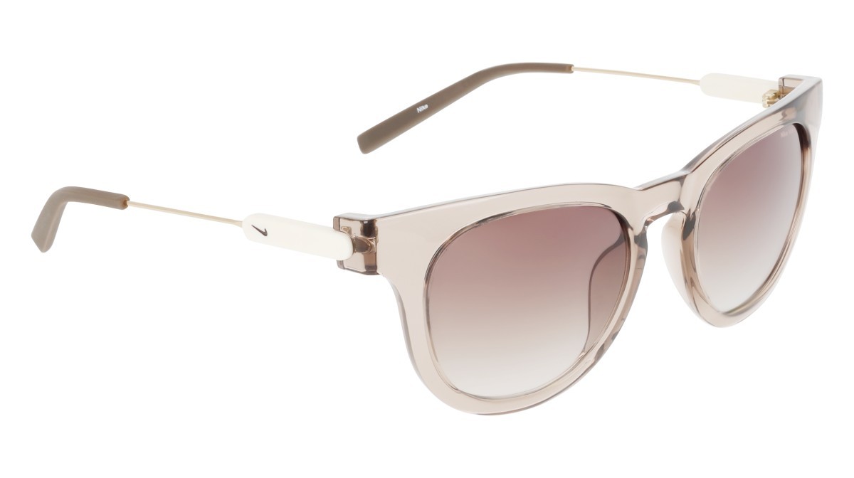 Sunglasses Nike NIKE ESSENCE TREND IF1056X (009) color sand / brown gradient shape round lenses brown gradient (max+)