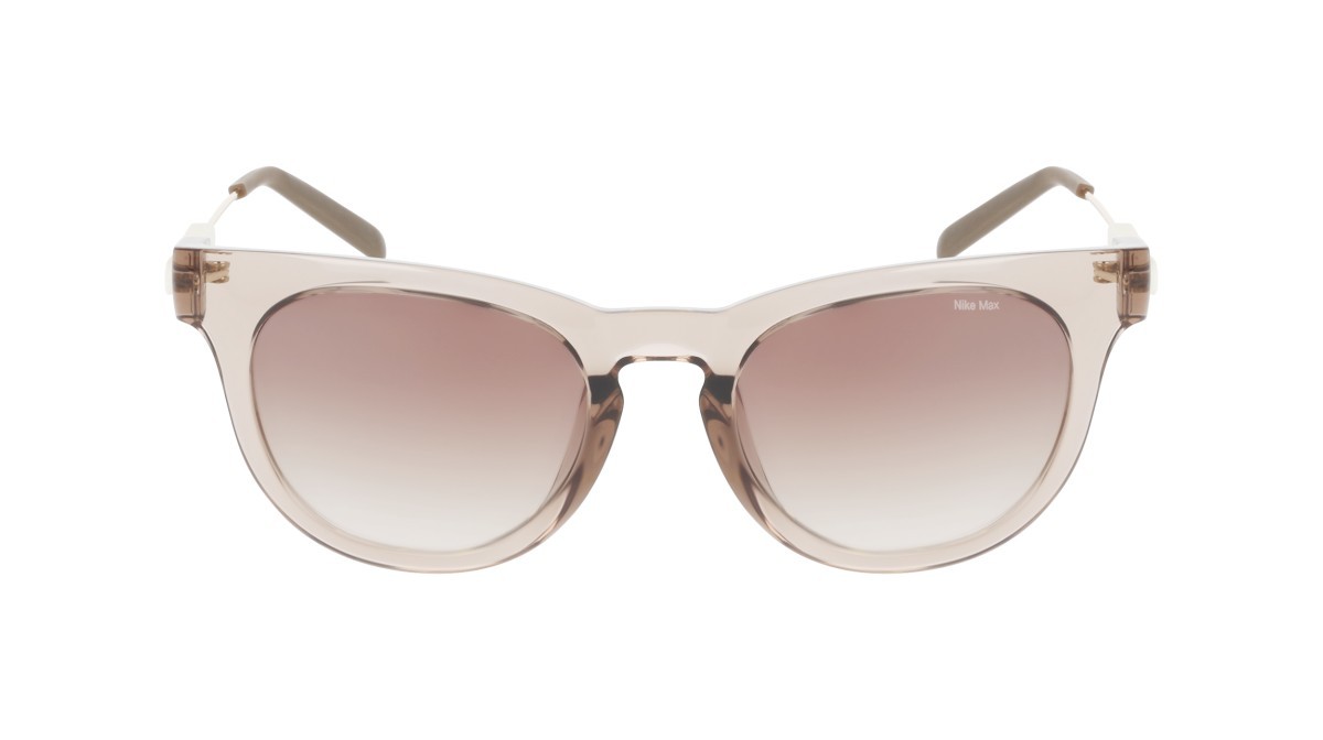 Sunglasses Nike NIKE ESSENCE TREND IF1056X (009) color sand / brown gradient shape round lenses brown gradient (max+)