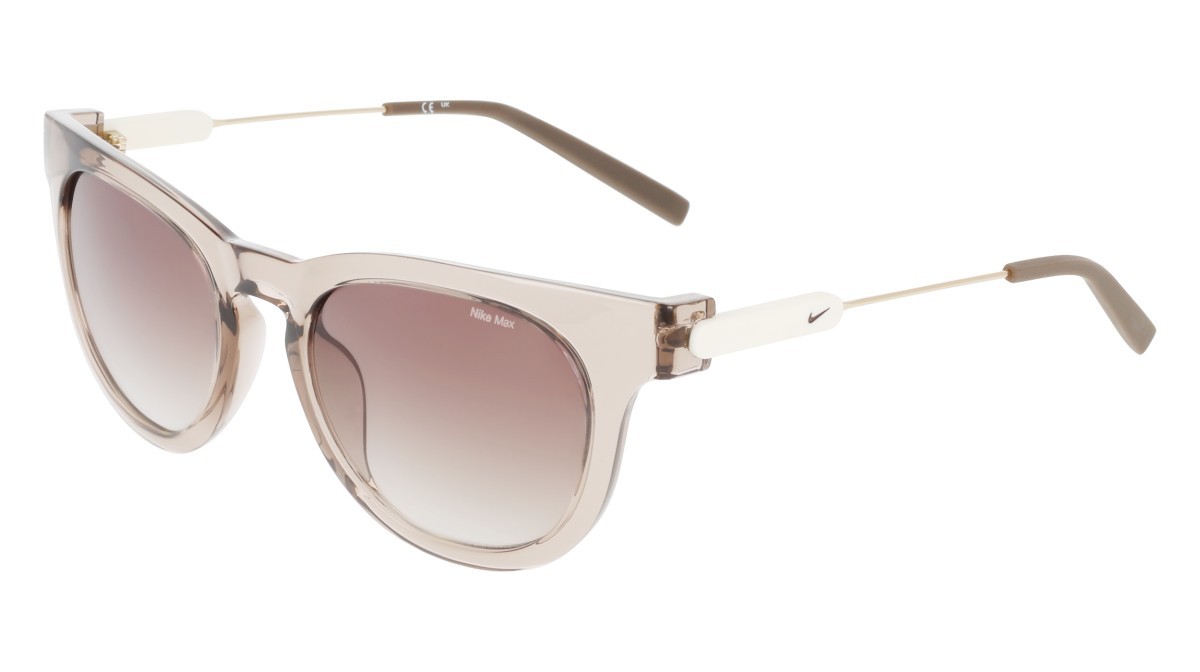 Sunglasses Nike NIKE ESSENCE TREND IF1056X (009) color sand / brown gradient shape round lenses brown gradient (max+)
