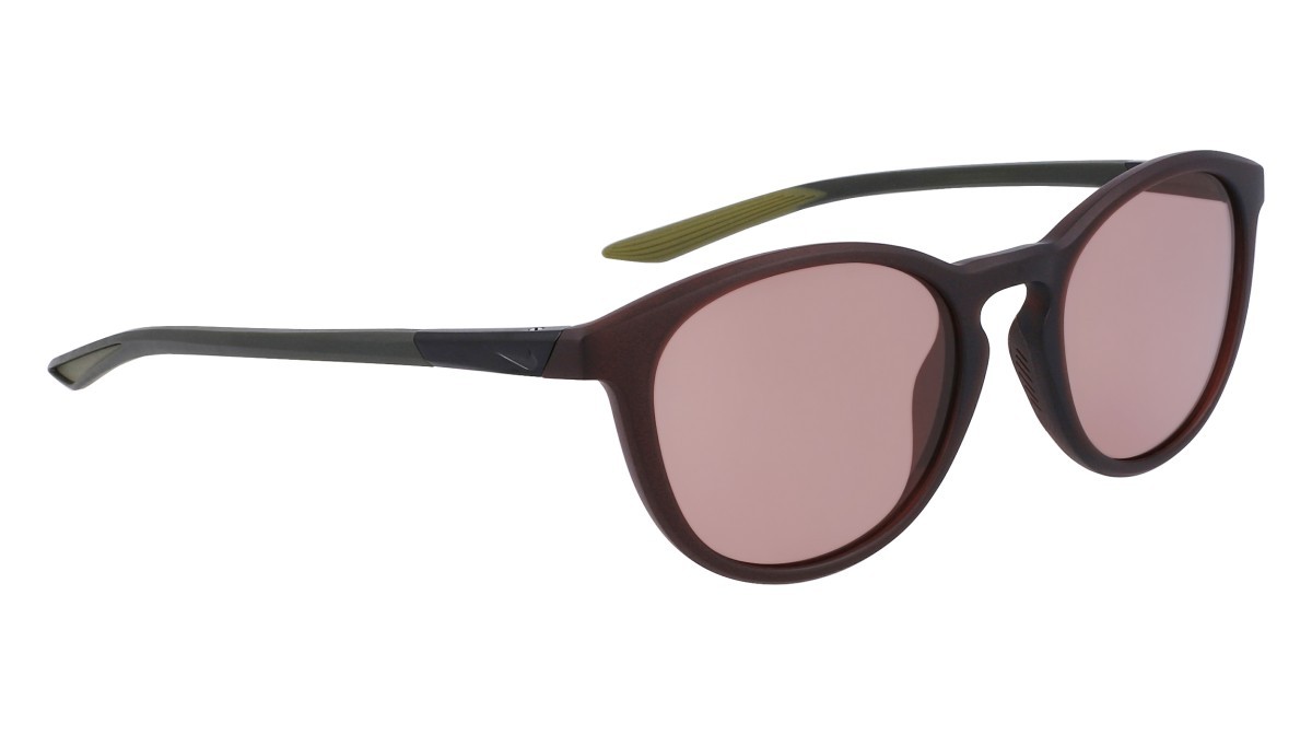 Occhiali da sole Nike NIKE EVOLUTION E DZ7361 (220) colore matte brown basalt/course tint forma rotondo lenti course tint