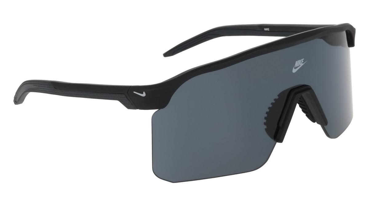 Sonnenbrillen Nike NIKE EXPEDITION SHIELD N IU4705X (010) farbe matte black / grey form maske gläser dark grey (max+)