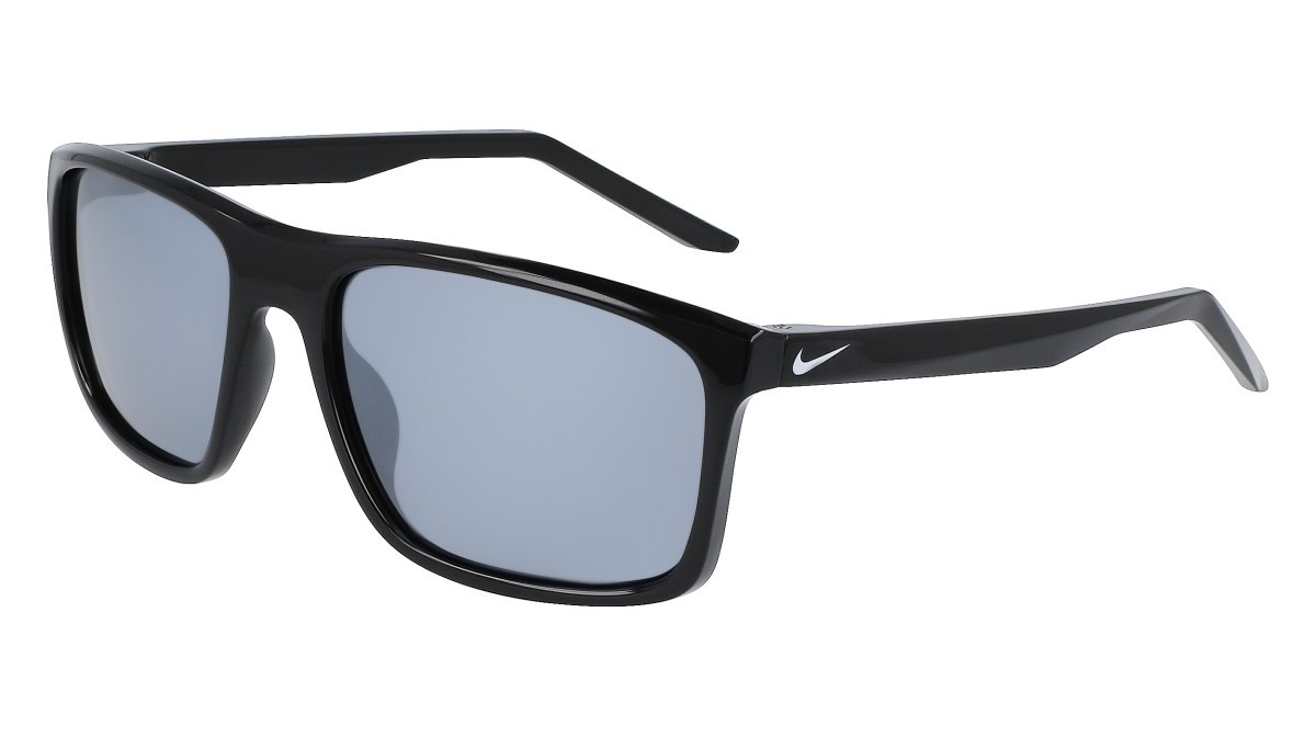 Sonnenbrillen Nike NIKE FIRE L P FD1819 (010) farbe black/polar silver flash form rechteckig gläser grey with silver flash
