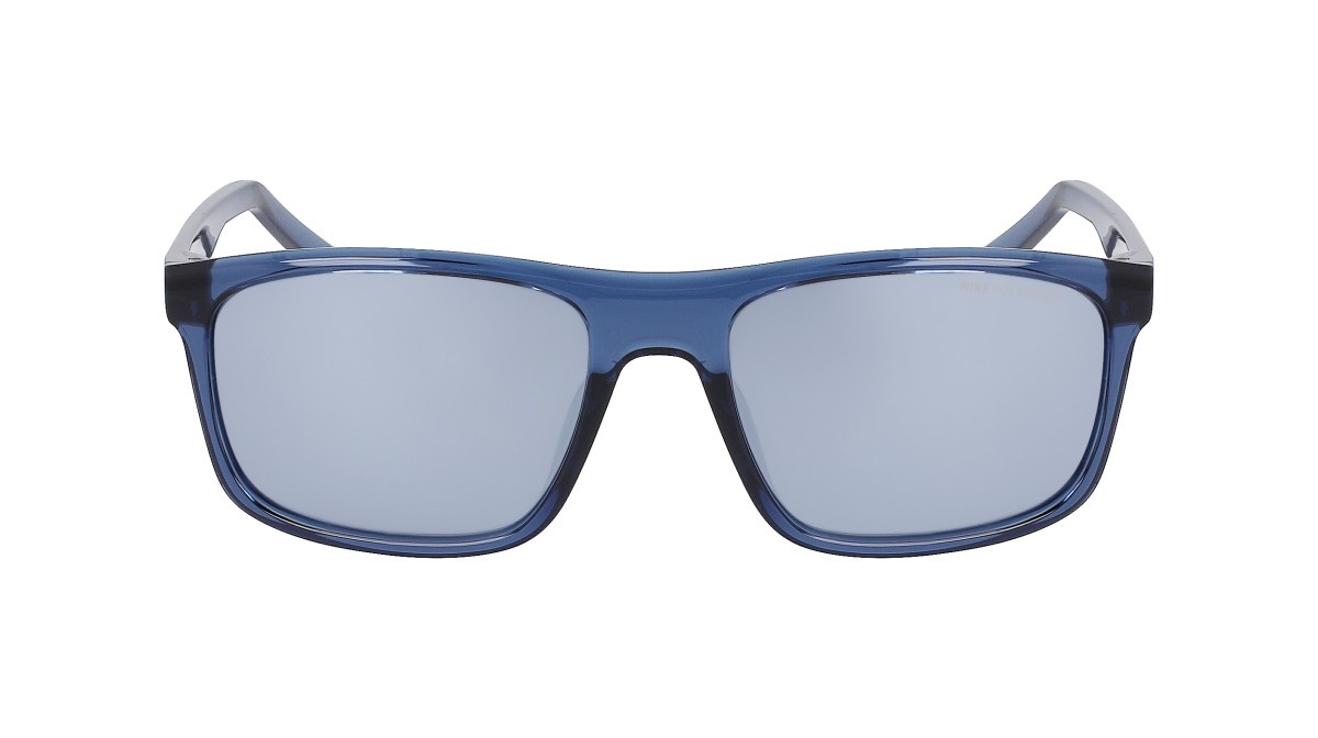 Sonnenbrillen Nike NIKE FIRE L P N IU4690X (434) farbe matte mystic navy/polar silver form rechteckig gläser grey with silver flash