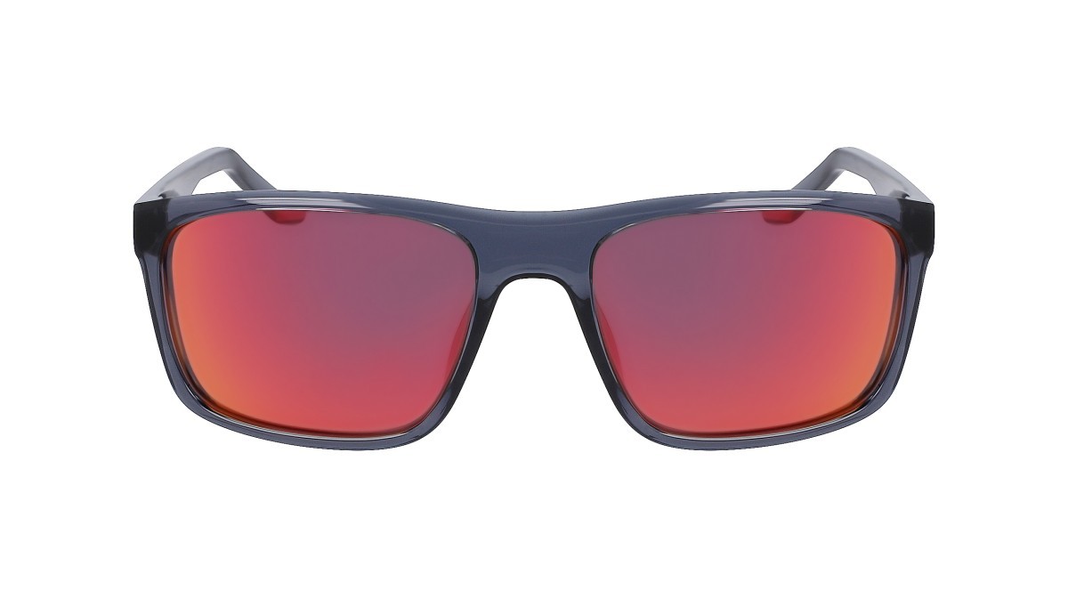 Sonnenbrillen Nike NIKE FIRE P FD1818 (021) farbe dark grey/polar red flash form rechteckig gläser grey with red flash