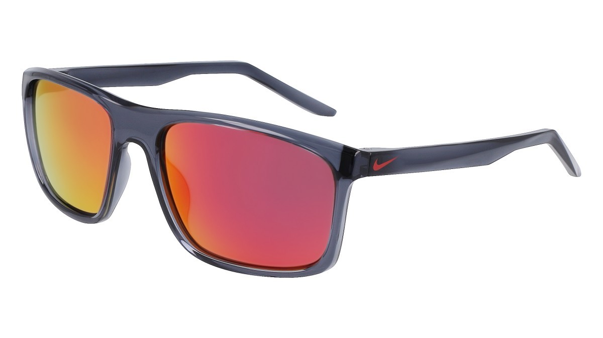 Sonnenbrillen Nike NIKE FIRE P N IU8024X (021) farbe dark grey/polar red flash form rechteckig gläser grey with red flash
