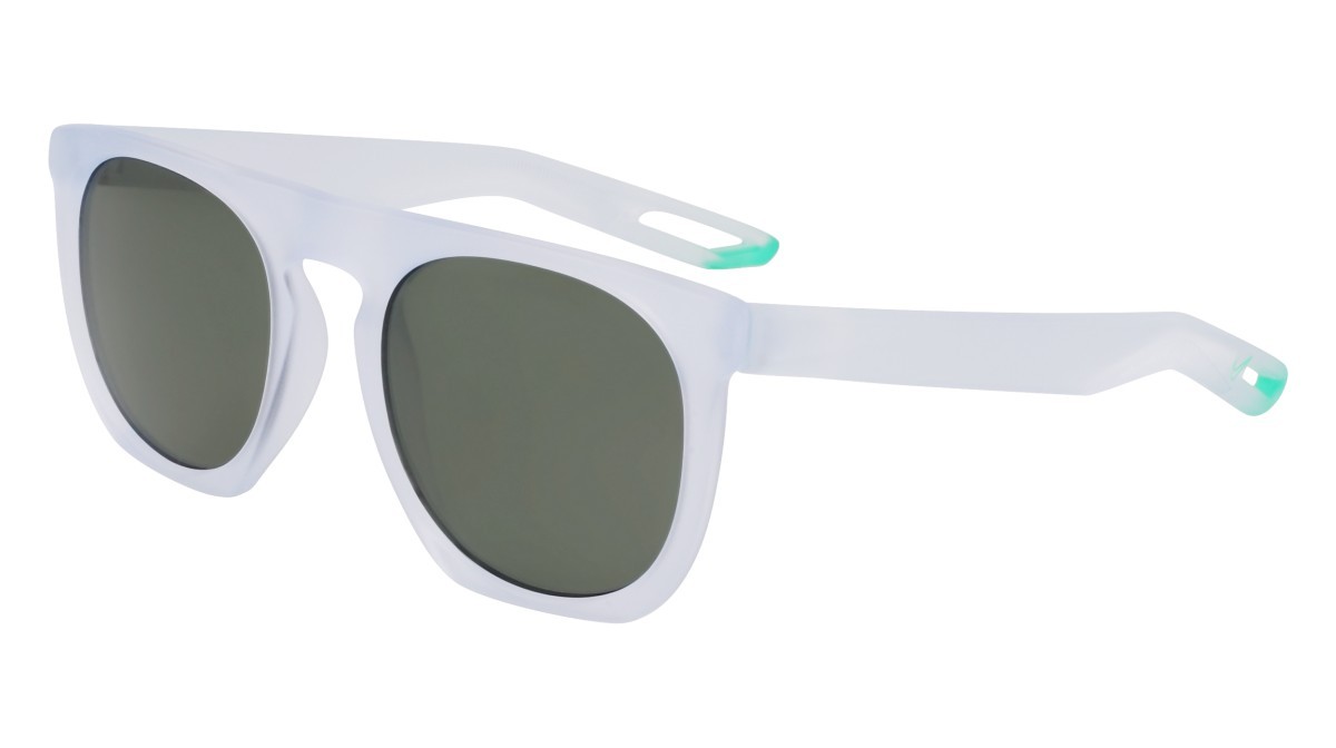Sonnenbrillen Nike NIKE FLATSPOT XXII DV2258 (013) farbe matte pure platinum / green form pantos 