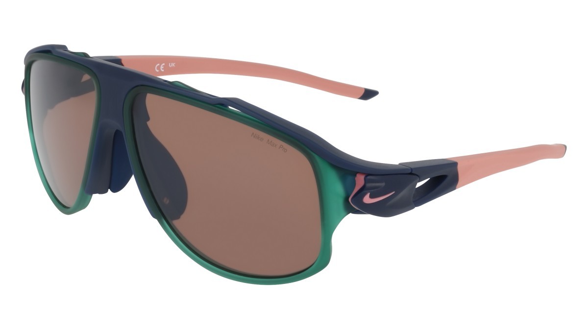 Sonnenbrillen Nike NIKE FLYFREE INFINITY IO0099X (410) farbe matt midnight navy /brown /clr form aviator gläser solid mink brown (max pro)