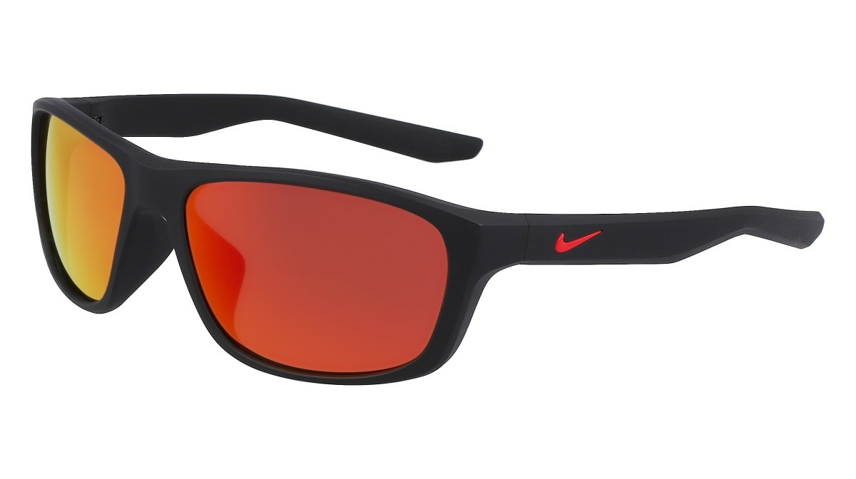 Sonnenbrillen Nike NIKE LYNK M FD1817 (010) farbe matte black/red mirror form rechteckig gläser grey with multilayer red mirror