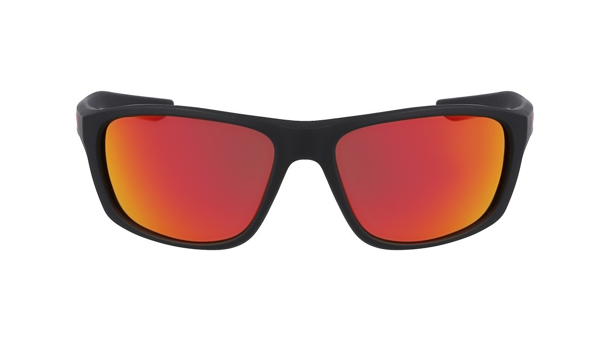 Sonnenbrillen Nike NIKE LYNK M N IU4636X (010) farbe matte black/red mirror form rechteckig gläser grey with multilayer red mirror