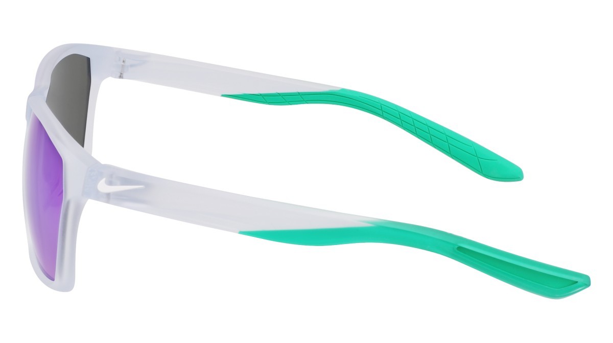 Occhiali da sole Nike NIKE MAVERICK M N IB6917X (013) colore matte pure platinum / gren mir forma quadrato lenti grey w/ green mirror