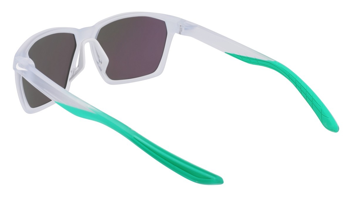 Occhiali da sole Nike NIKE MAVERICK M N IB6917X (013) colore matte pure platinum / gren mir forma quadrato lenti grey w/ green mirror