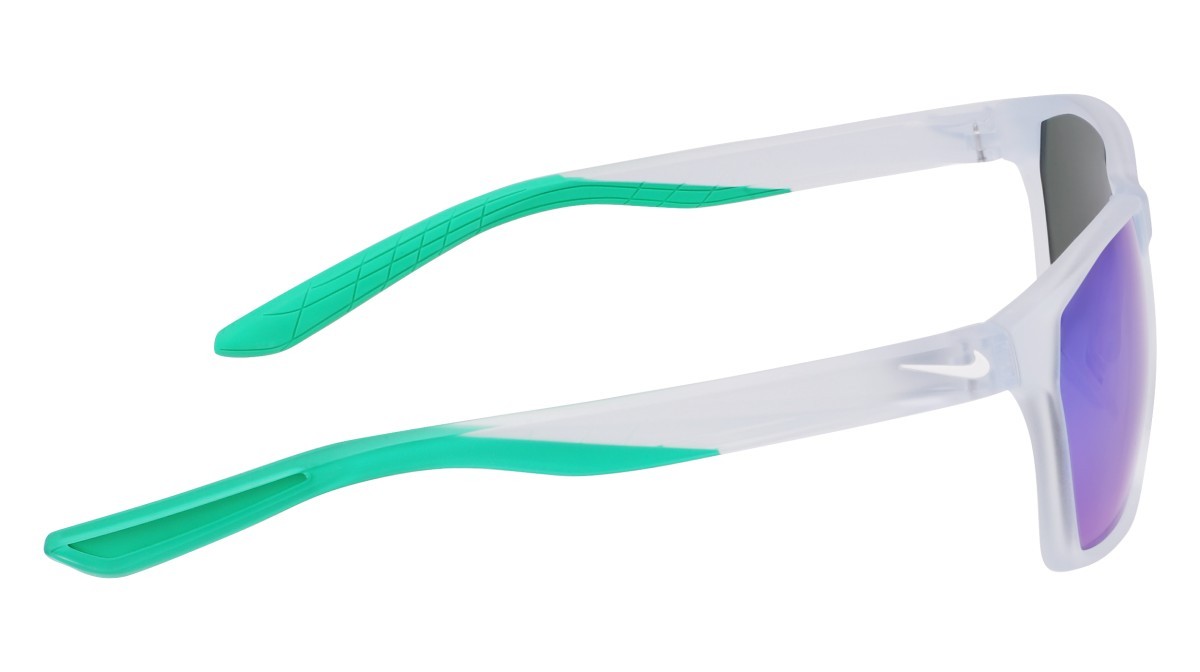 Occhiali da sole Nike NIKE MAVERICK M N IB6917X (013) colore matte pure platinum / gren mir forma quadrato lenti grey w/ green mirror