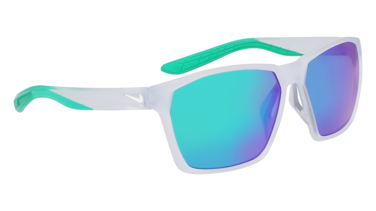 Occhiali da sole Nike NIKE MAVERICK M N IB6917X (013) colore matte pure platinum / gren mir forma quadrato lenti grey w/ green mirror