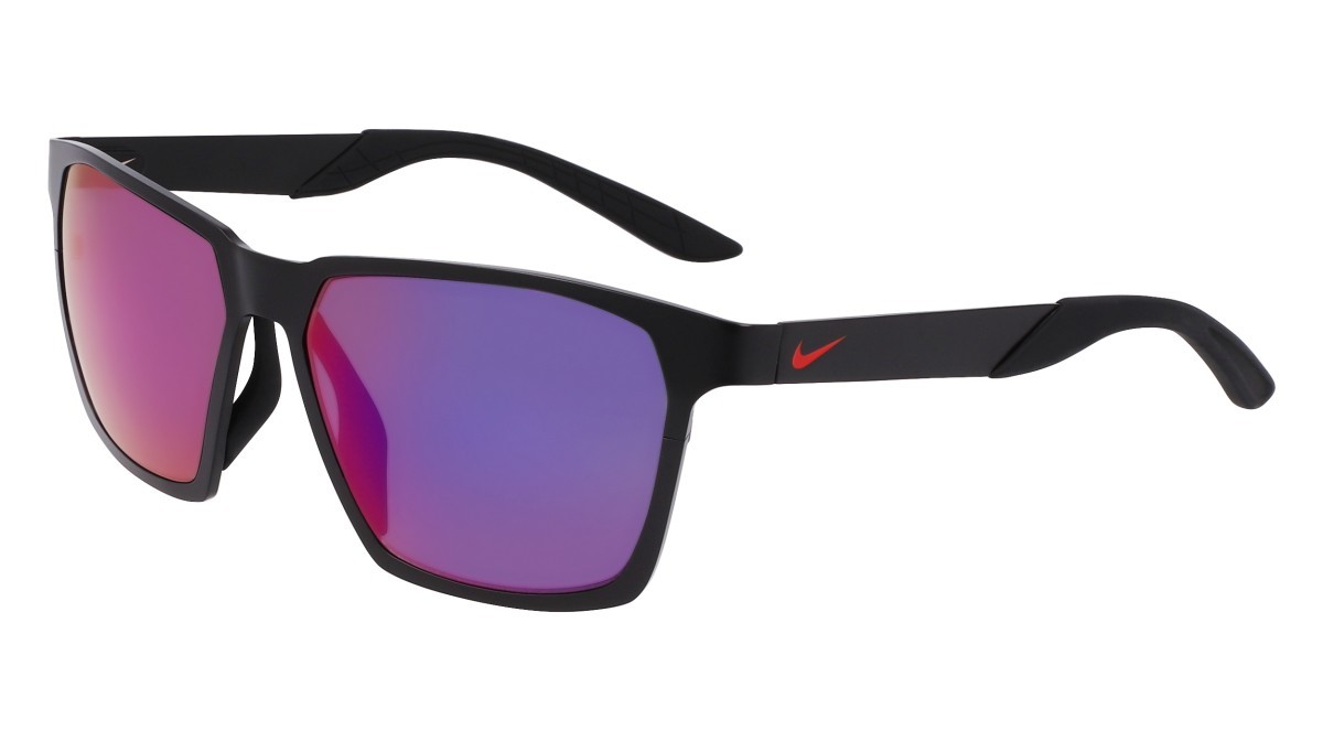 Sonnenbrillen Nike NIKE MAVERICK VALOR IF0963X (011) farbe matte black / infrared mirror form quadratisch gläser grey w/ infrared mirror (max+)