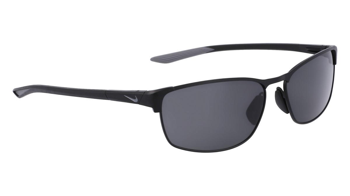 Sonnenbrillen Nike NIKE MODERN METAL DZ7364 (010) farbe satin black/dark grey form rechteckig gläser dark grey