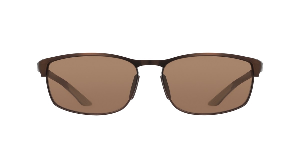Sonnenbrillen Nike NIKE MODERN METAL DZ7364 (200) farbe satin walnut / brown form rechteckig gläser brown