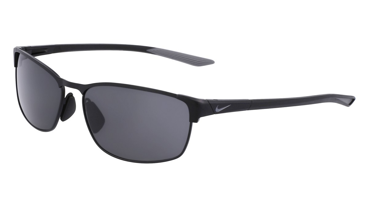 Sonnenbrillen Nike NIKE MODERN METAL N IU3334X (010) farbe satin black/dark grey form rechteckig gläser dark grey