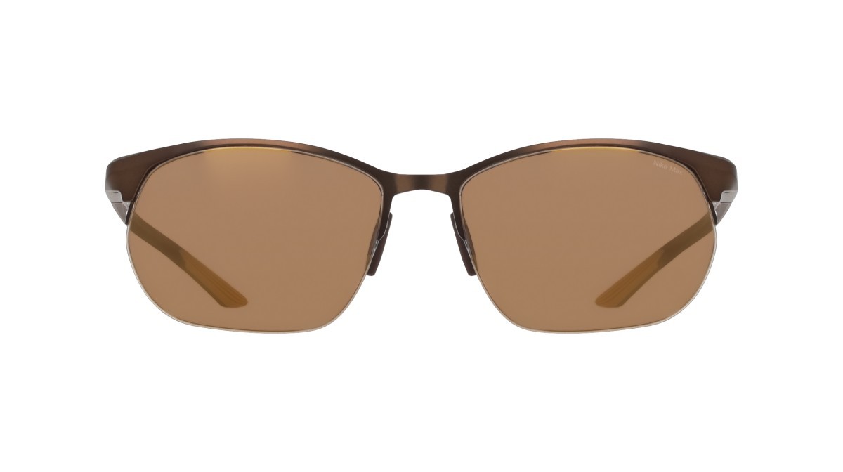 Sonnenbrillen Nike NIKE MODERN METAL ZONE N IU3289X (201) farbe brushed walnut / amber mirror form rechteckig gläser brown w/ amber mirror (max+)