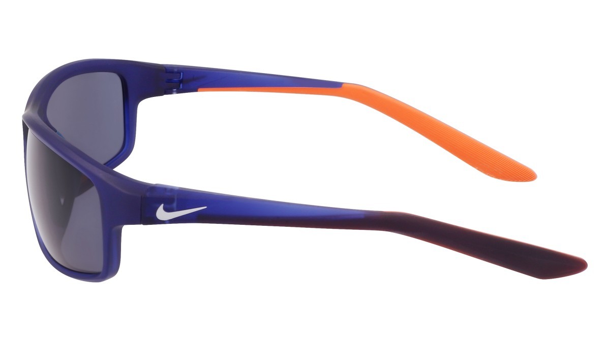 Occhiali da sole Nike NIKE RABID 22 DV2371 (492) colore matte blue void / blue forma rettangolare lenti solid blue