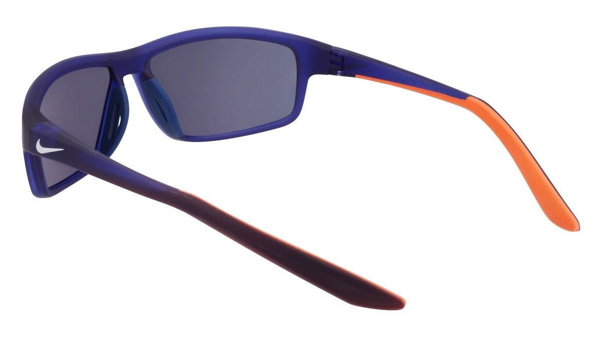 Occhiali da sole Nike NIKE RABID 22 DV2371 (492) colore matte blue void / blue forma rettangolare lenti solid blue