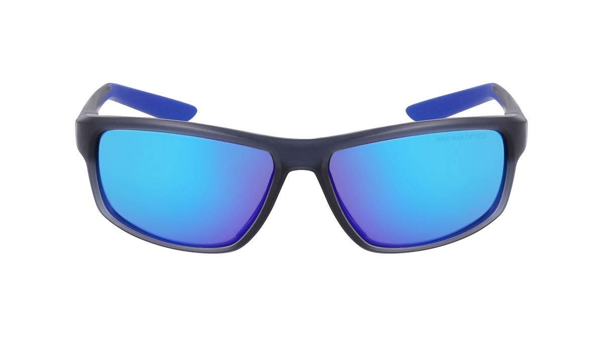 Sonnenbrillen Nike NIKE RABID 22 M DV2153 (021) farbe matte dark grey/blue mirror form rechteckig gläser blue mirror