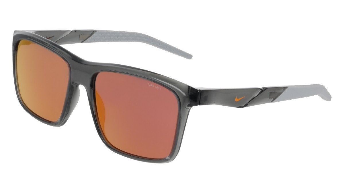 Sonnenbrillen Nike NIKE RADEON BYTE IO0103X (084) farbe smoke grey / orange mirror form rechteckig gläser grey w/ orange mirror