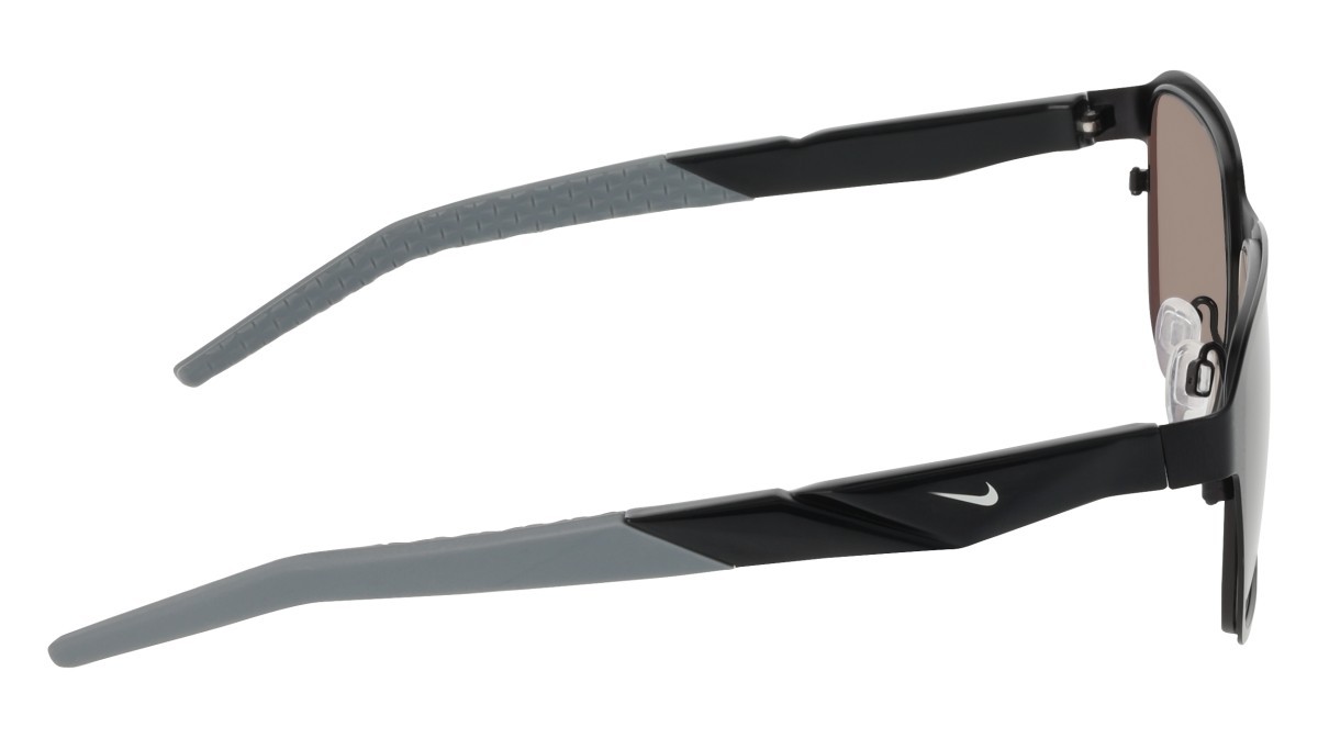 Sonnenbrillen Nike NIKE RADEON VALOR IM9734X (011) farbe matte black / grey form quadratisch gläser solid grey (max+)