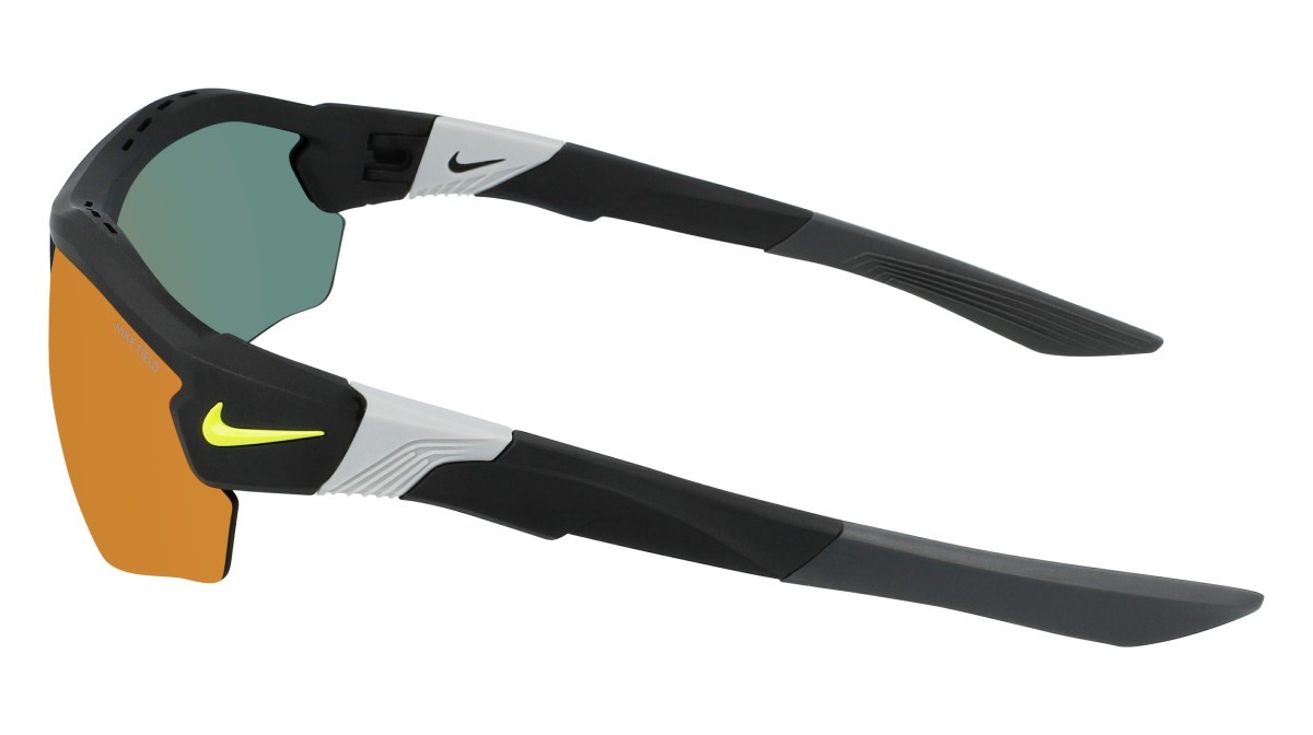 Occhiali da sole Nike NIKE SHOW X3 E DJ2032 (013) colore matte black/volt/field tint forma rettangolare lenti matte black/volt/field tint