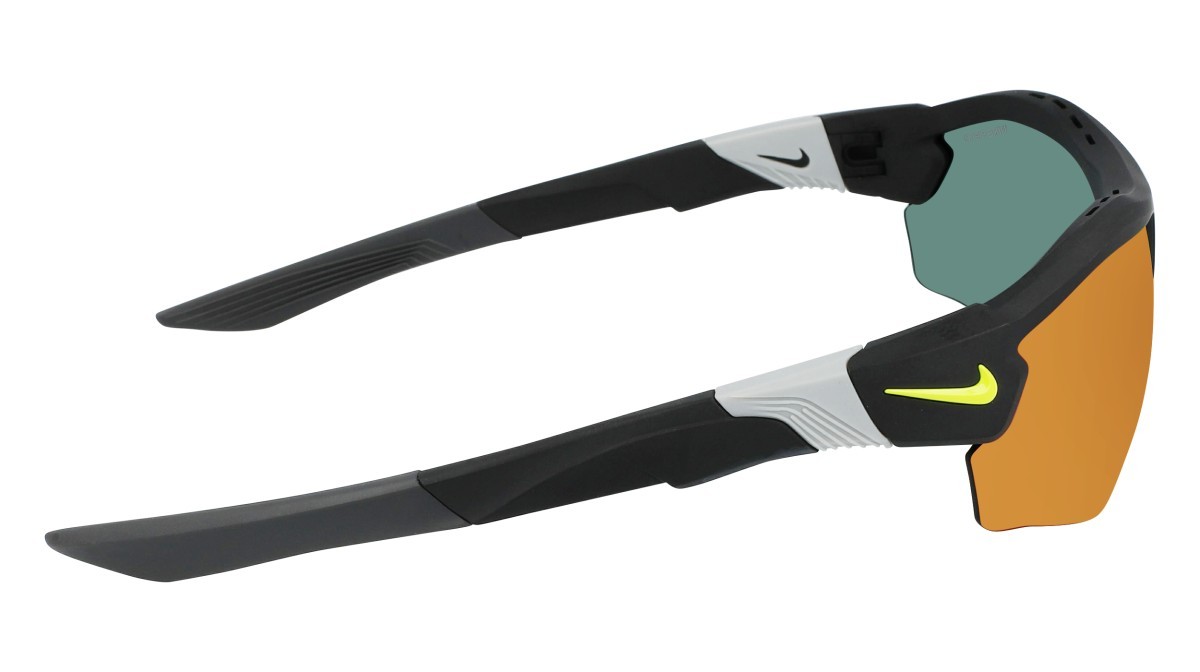 Occhiali da sole Nike NIKE SHOW X3 E DJ2032 (013) colore matte black/volt/field tint forma rettangolare lenti matte black/volt/field tint