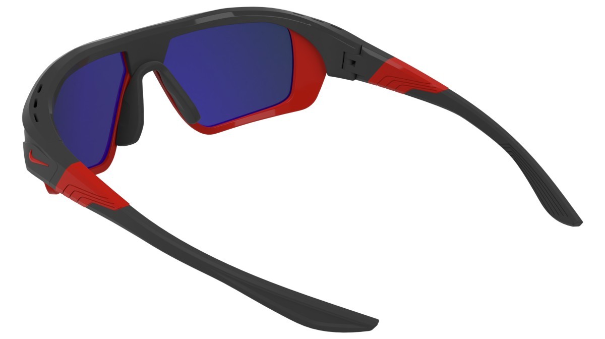 Sonnenbrillen Nike NIKE SHOW X3 FF IM9736X (060) farbe anthracite / red mirror / clea form rechteckig gläser grey w/ red mirror (max pro)