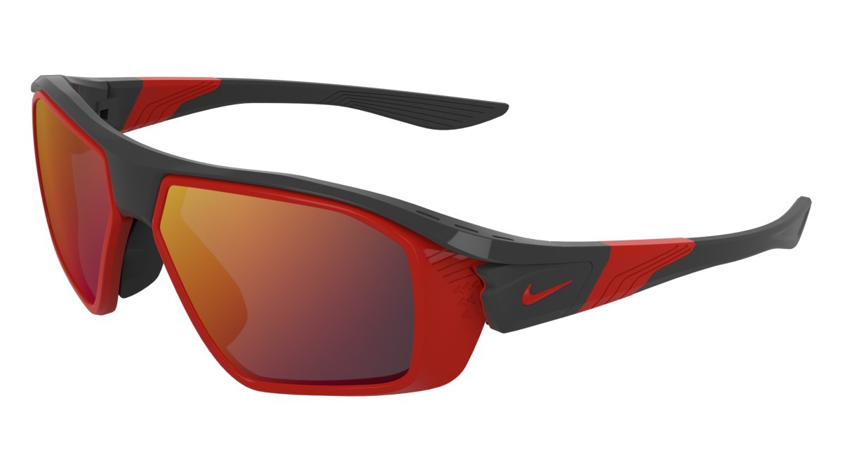 Sonnenbrillen Nike NIKE SHOW X3 FF IM9736X (060) farbe anthracite / red mirror / clea form rechteckig gläser grey w/ red mirror (max pro)
