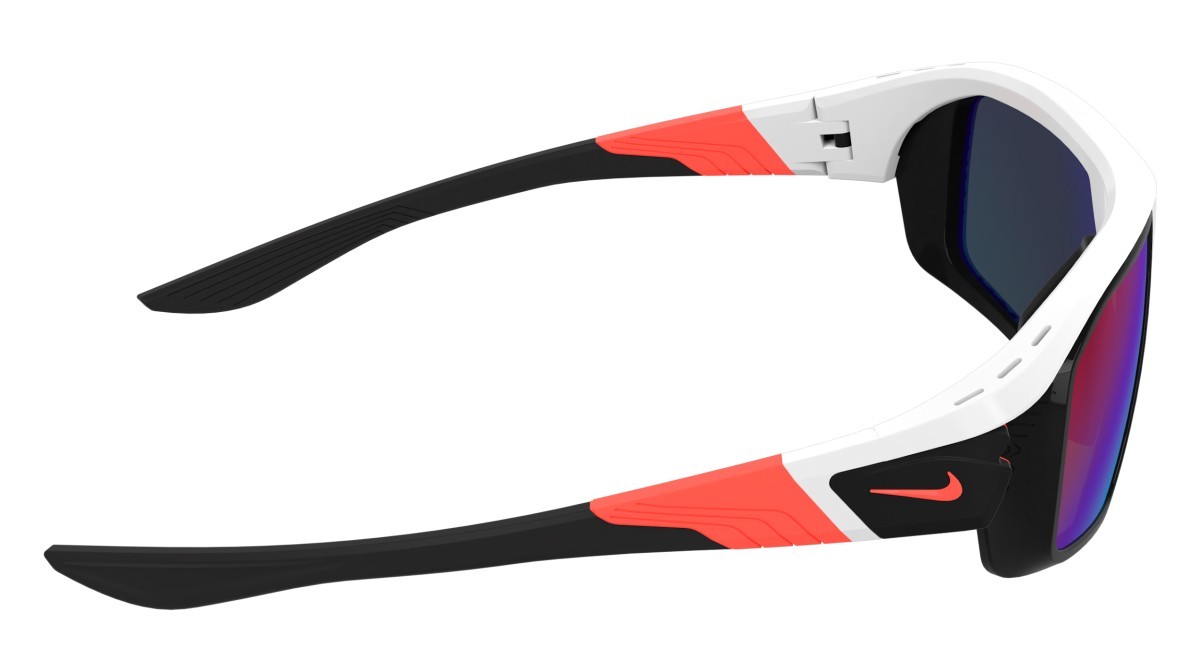 Sonnenbrillen Nike NIKE SHOW X3 FF IM9736X (100) farbe white / field / ll orange form rechteckig gläser field tint (max pro)
