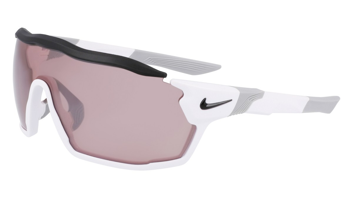 Sonnenbrillen Nike NIKE SHOW X RUSH E DZ7369 (100) farbe white/road tint form maske gläser road tint w/ uniform flash silver