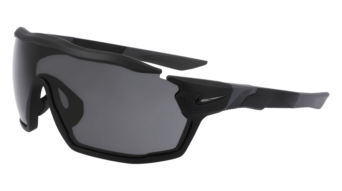 Sonnenbrillen Nike NIKE SHOW X RUSH N IU4706X (010) farbe matte black/dark grey form maske gläser grey