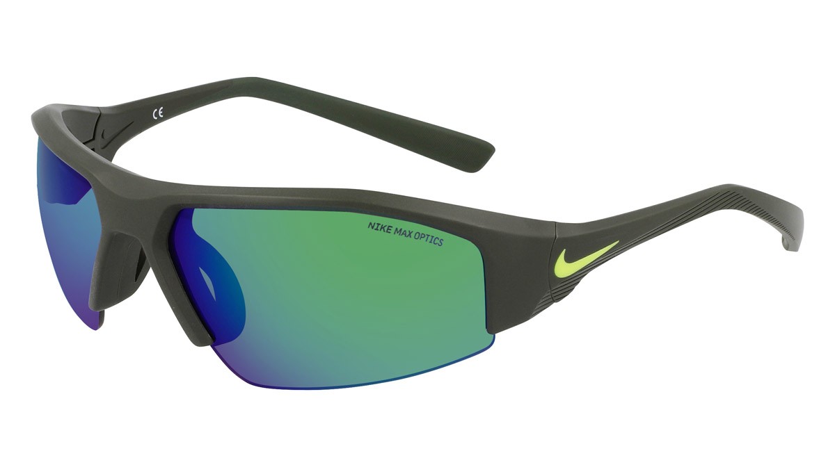 Sonnenbrillen Nike NIKE SKYLON ACE 22 M DV2151 (355) farbe matte sequoia/green mirror form rechteckig gläser green mirror
