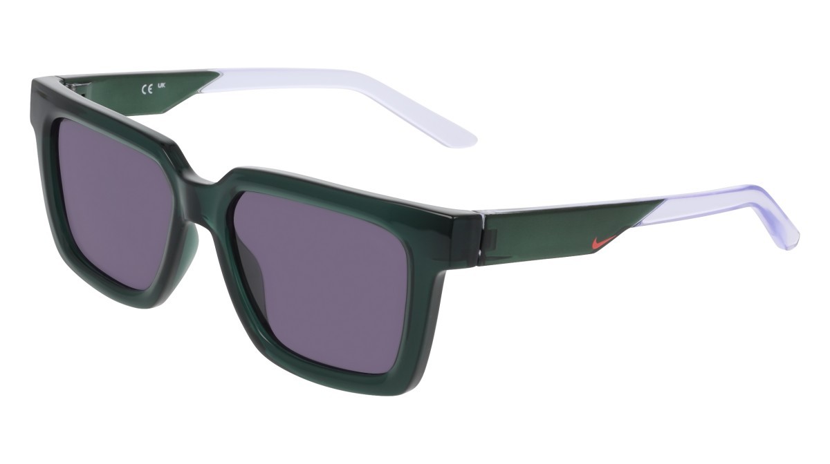 Occhiali da sole Nike NIKE TIDE COSMIC IB3681X (300) colore vintage green / violet forma quadrato lenti purple