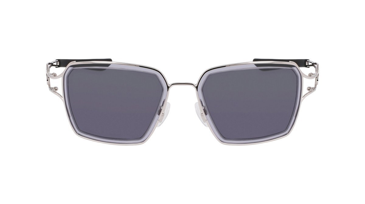 Sonnenbrillen Nike NIKE VEIL PRISM EV24049 (040) farbe silver / grey / light grey form quadratisch gläser light grey