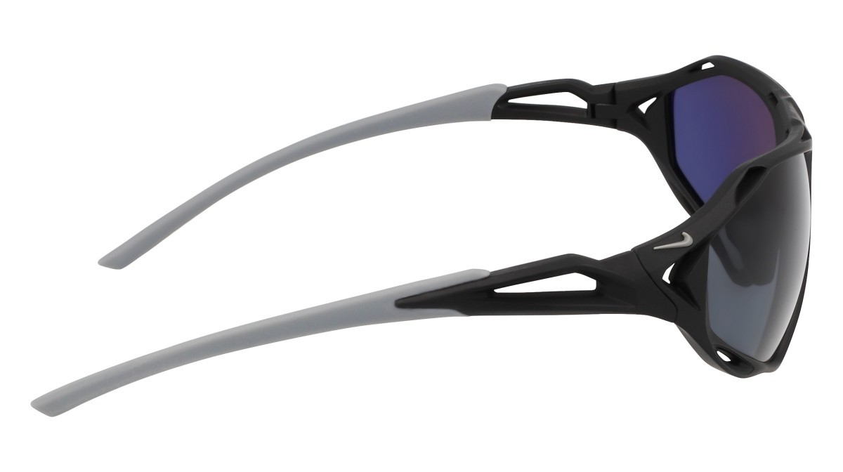 Sunglasses Nike NIKE ZEUS RISE IF1120X (010) color matte black / grey shape rectangular lenses dark grey (max+)