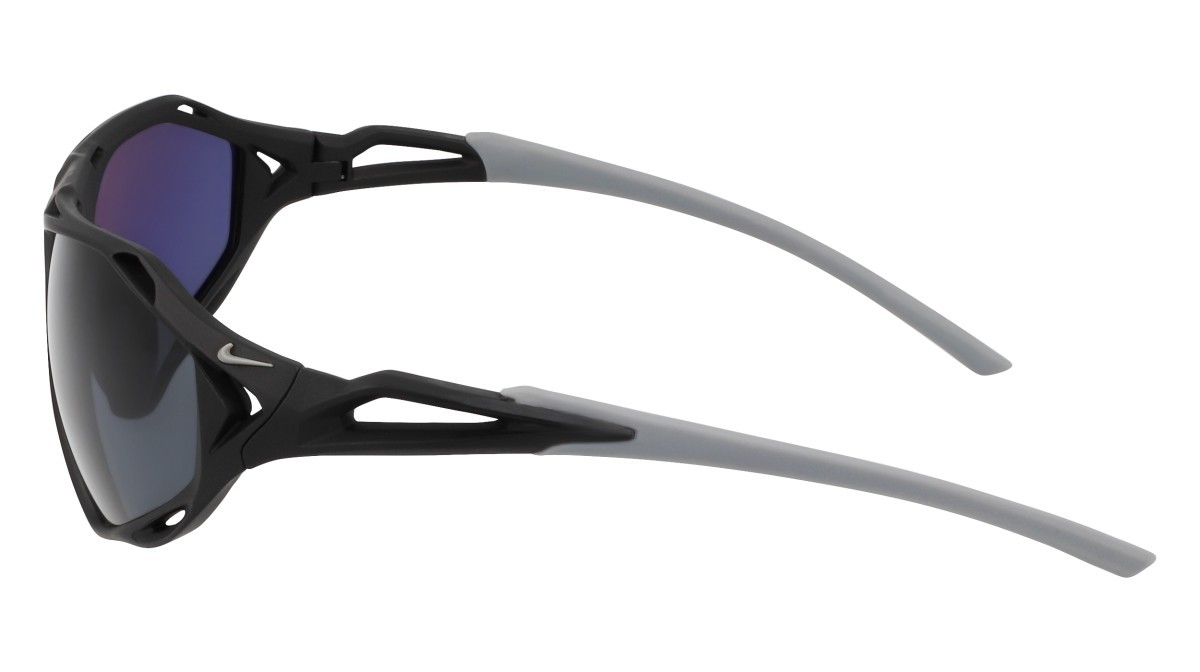 Sunglasses Nike NIKE ZEUS RISE N IU4708X (010) color matte black / grey shape rectangular lenses dark grey (max+)