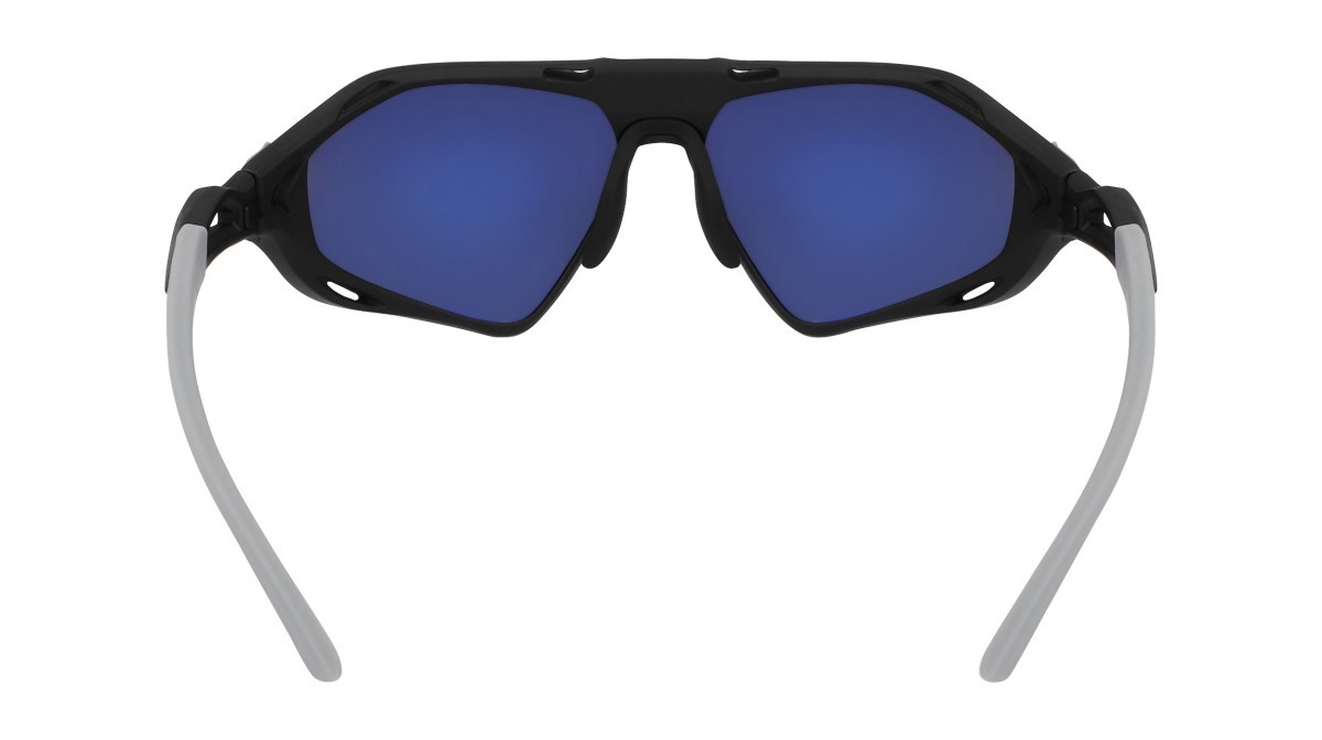 Sunglasses Nike NIKE ZEUS RISE N IU4708X (010) color matte black / grey shape rectangular lenses dark grey (max+)