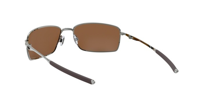 Sonnenbrillen Oakley Square wire OO 4075 (407514) farbe tungsten form rechteckig gläser prizm tungsten polarized