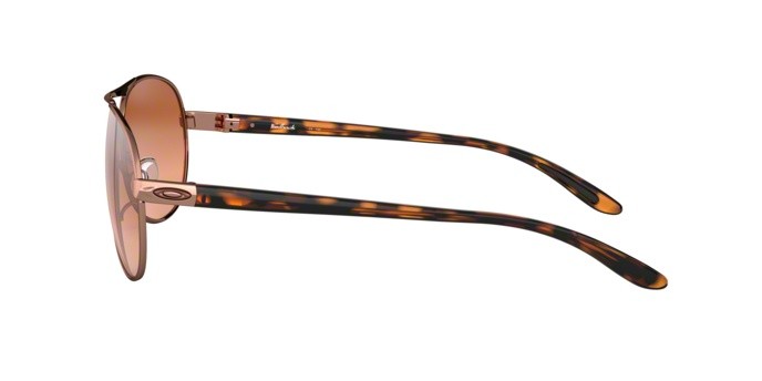 Sonnenbrillen Oakley Feedback OO 4079 (407901) farbe rose gold form aviator gläser vr50 brown gradient